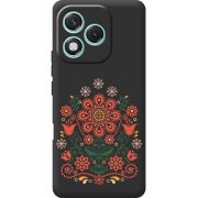 Чорний чохол BoxFace Honor 400 Lite Ukrainian Ornament