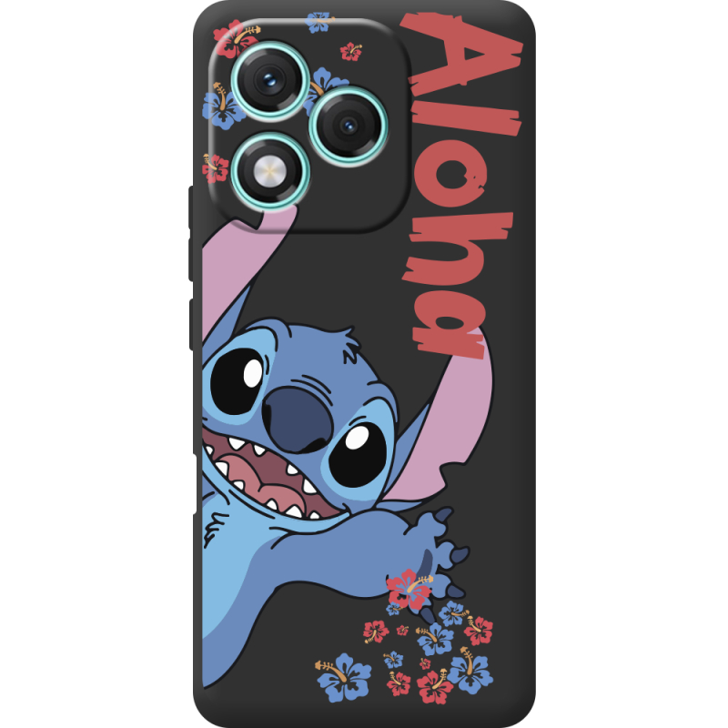 Чорний чохол BoxFace Honor 400 Lite Гавайський гість Stich