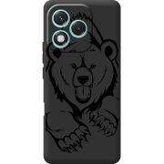 Чорний чохол BoxFace Honor 400 Lite Grizzly Bear
