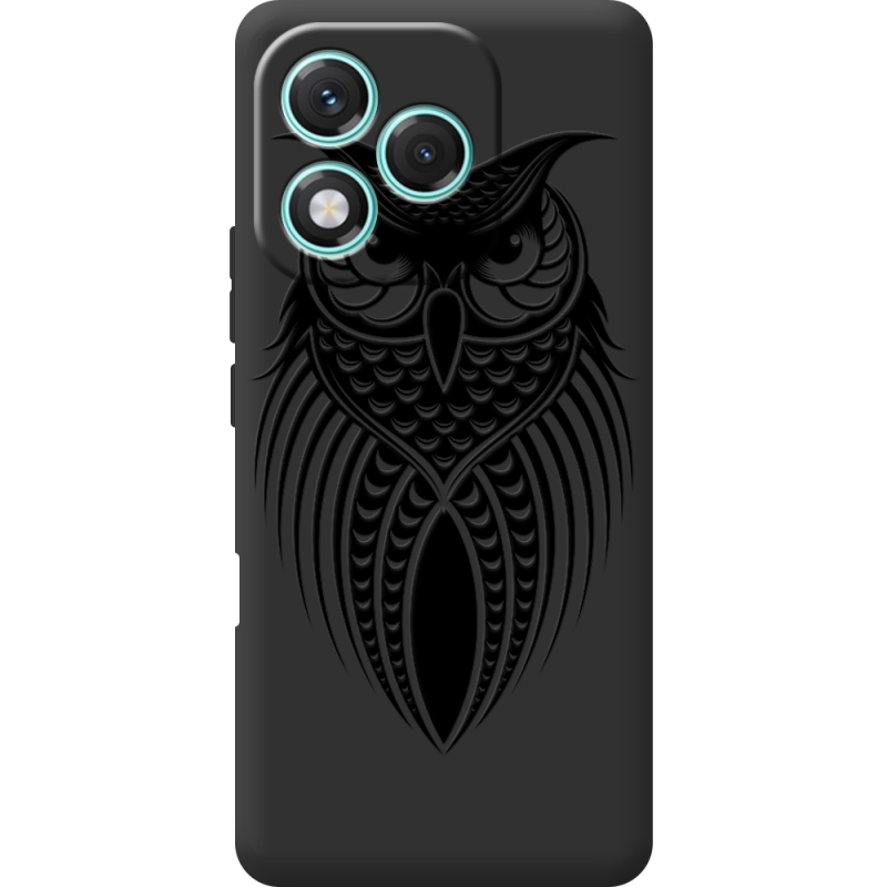 Чорний чохол BoxFace Honor 400 Lite Owl