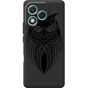 Чорний чохол BoxFace Honor 400 Lite Owl