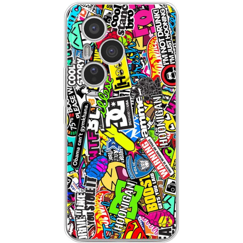 Чохол BoxFace Honor 400 Pro Multicolored Inscriptions