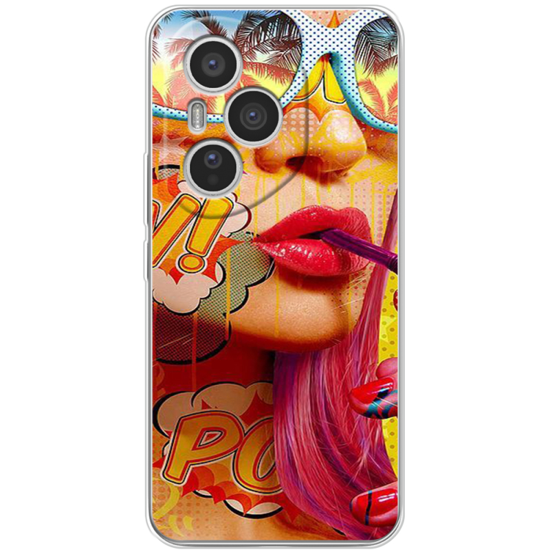 Чохол BoxFace Honor 400 Pro Yellow Girl Pop Art