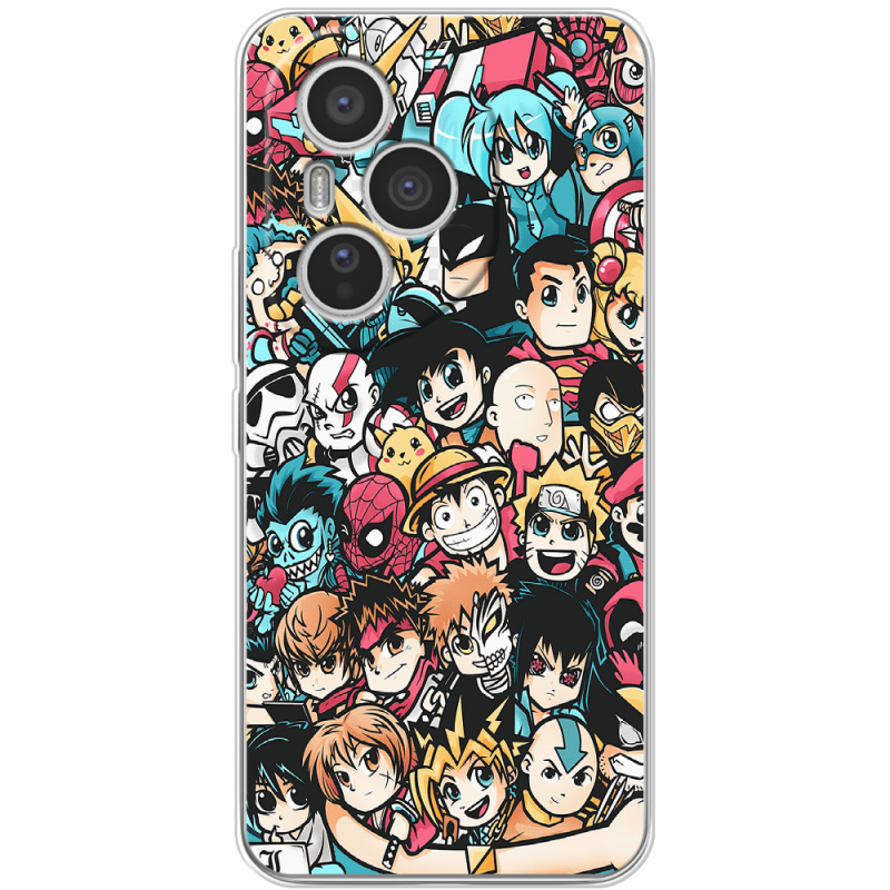 Чохол BoxFace Honor 400 Pro Anime Stickers