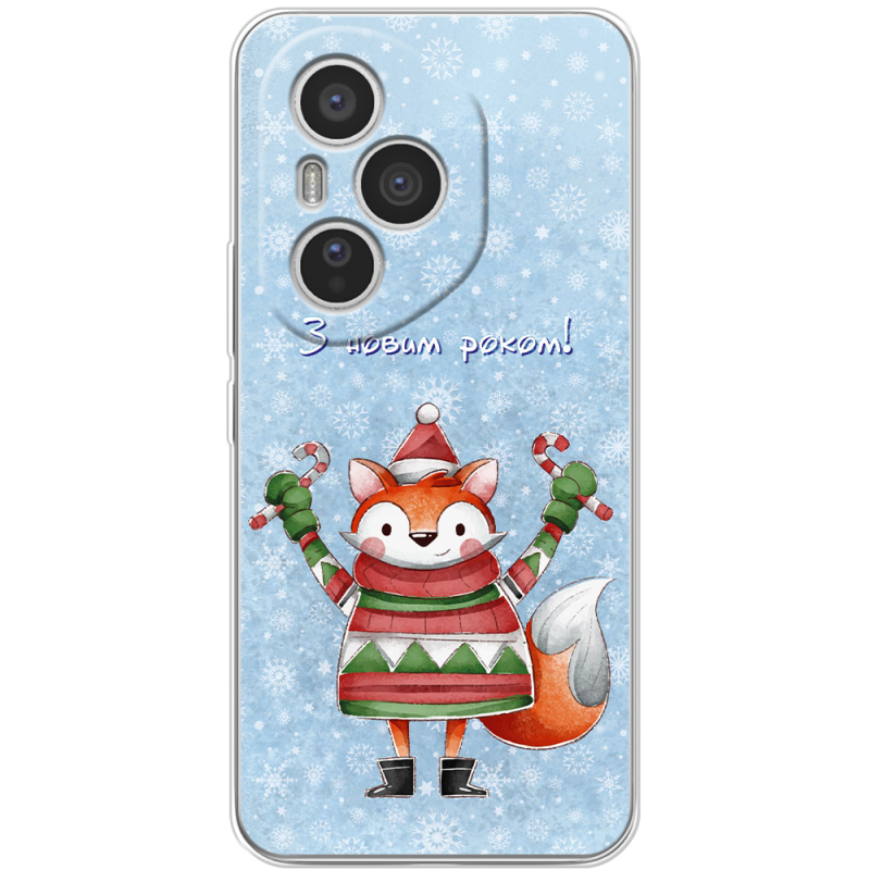 Чохол BoxFace Honor 400 Pro Fox З новим роком!