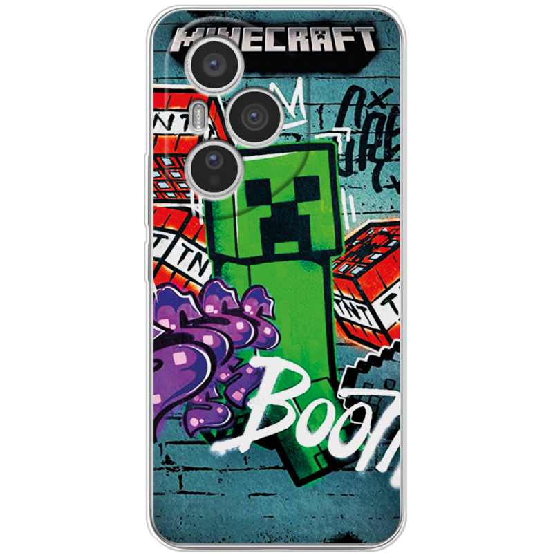 Чохол BoxFace Honor 400 Pro Minecraft Graffiti