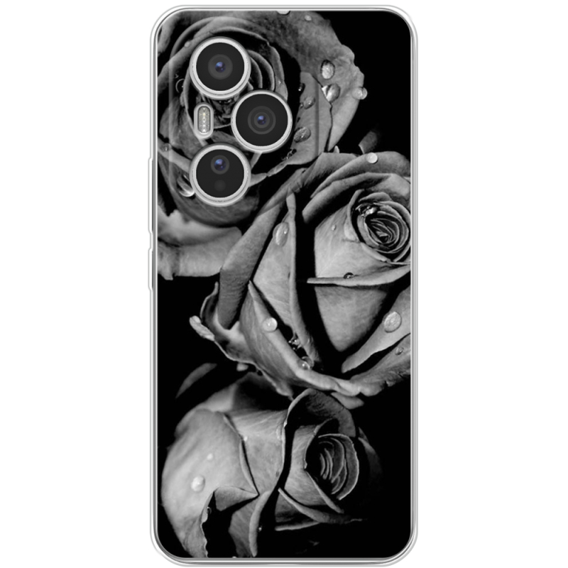 Чохол BoxFace Honor 400 Pro Black and White Roses