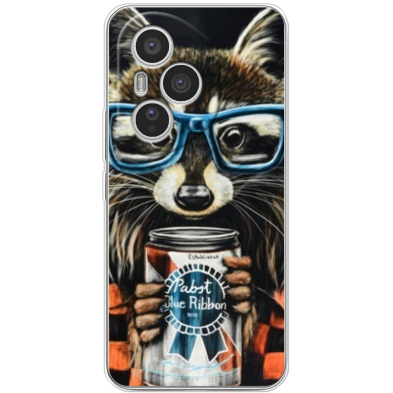 Чохол BoxFace Honor 400 Pro Енот с банкой