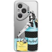 Прозорий чохол BoxFace Honor 400 Pro City Girl