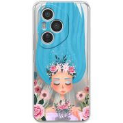 Прозорий чохол BoxFace Honor 400 Pro Blue Hair