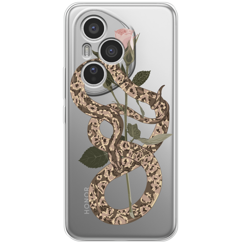 Прозорий чохол BoxFace Honor 400 Pro Glamor Snake