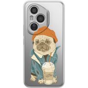Прозорий чохол BoxFace Honor 400 Pro Dog Coffeeman