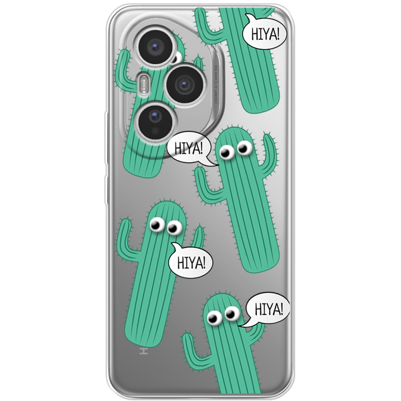 Прозорий чохол BoxFace Honor 400 Pro с 3D-глазками HIYA