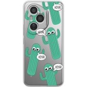 Прозорий чохол BoxFace Honor 400 Pro с 3D-глазками HIYA