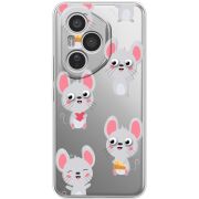 Прозорий чохол BoxFace Honor 400 Pro с 3D-глазками Mouse