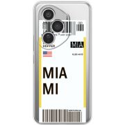 Прозорий чохол BoxFace Honor 400 Pro Ticket Miami