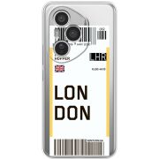 Прозорий чохол BoxFace Honor 400 Pro Ticket London