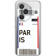 Прозорий чохол BoxFace Honor 400 Pro Ticket Paris
