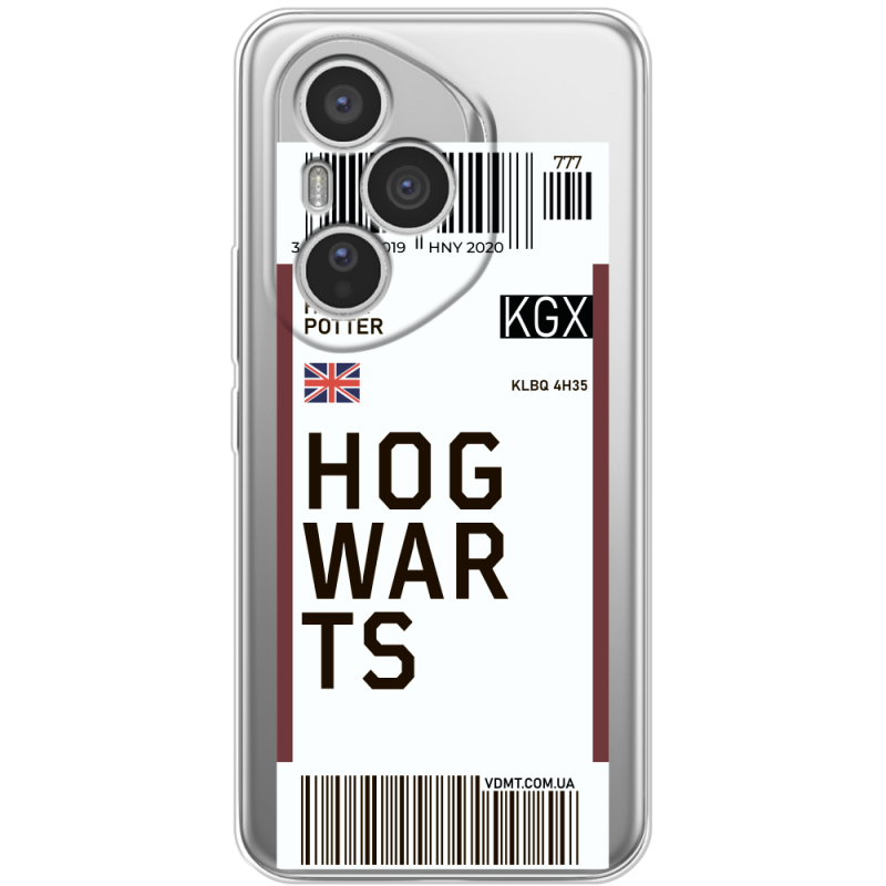 Прозорий чохол BoxFace Honor 400 Pro Ticket Hogwarts