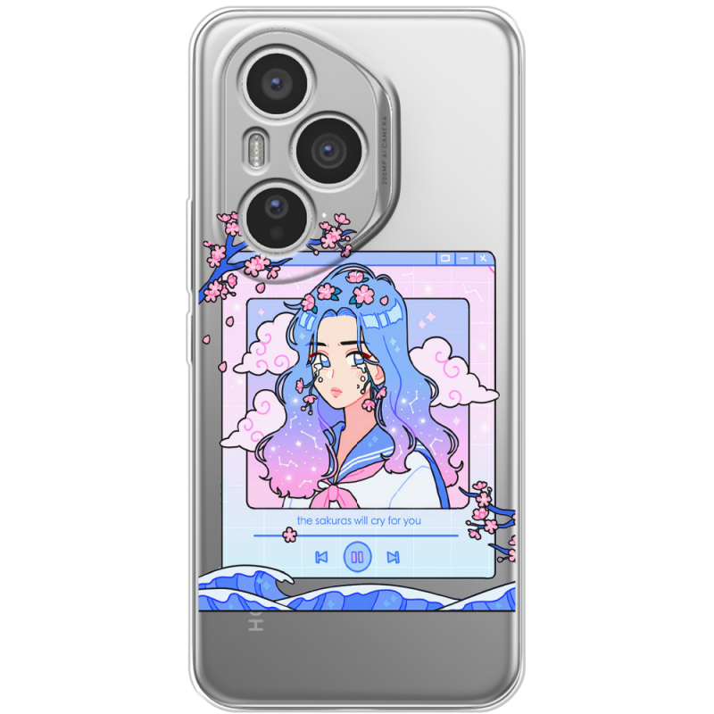 Прозорий чохол BoxFace Honor 400 Pro The Sakuras Will Cry For You