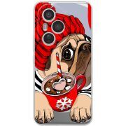 Прозорий чохол BoxFace Honor 400 Pro Winter Puggy