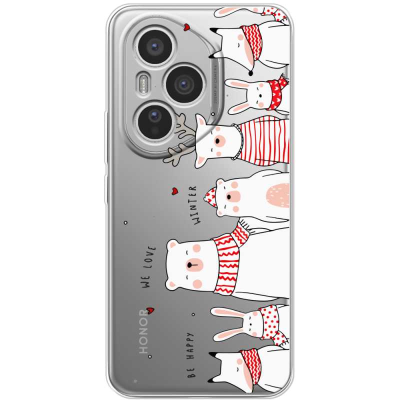Прозорий чохол BoxFace Honor 400 Pro The Friendly Beasts