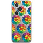Прозорий чохол BoxFace Honor 400 Pro Hippie Flowers
