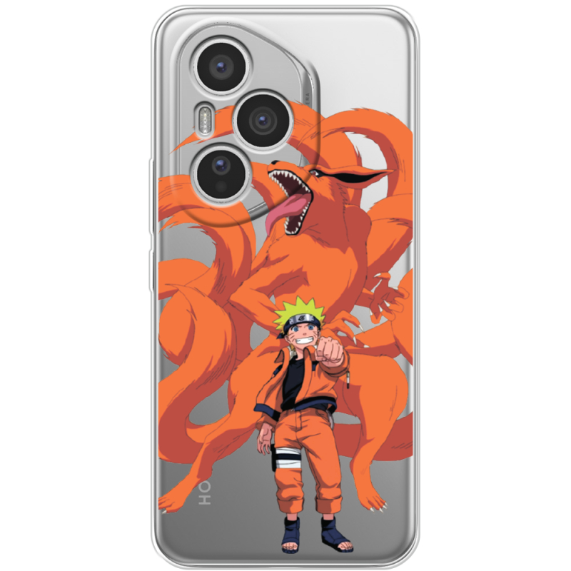 Прозорий чохол BoxFace Honor 400 Pro Naruto and Kurama