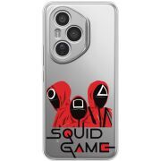 Прозорий чохол BoxFace Honor 400 Pro siquid game люди в красном