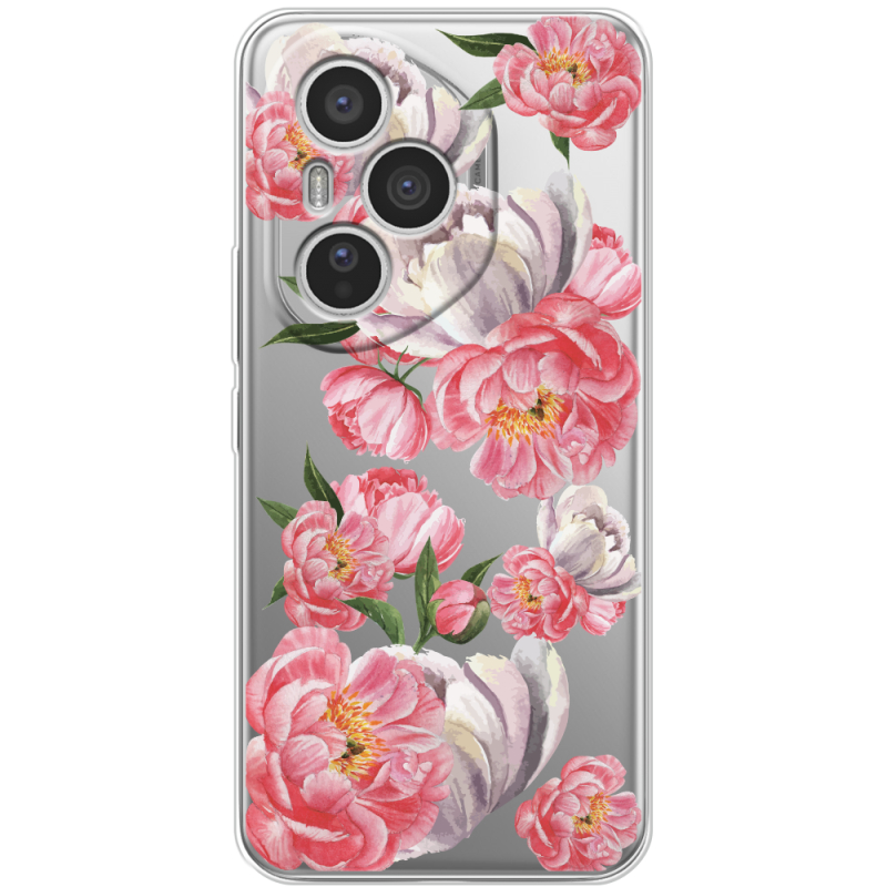 Прозорий чохол BoxFace Honor 400 Pro Peony Watercolor Style