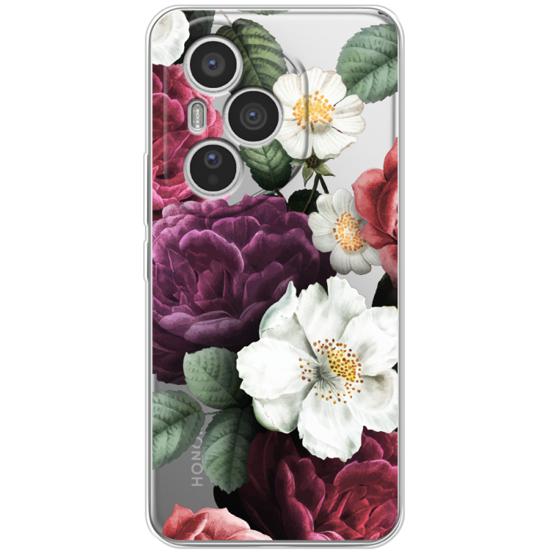 Прозорий чохол BoxFace Honor 400 Pro Floral Dark Dreams