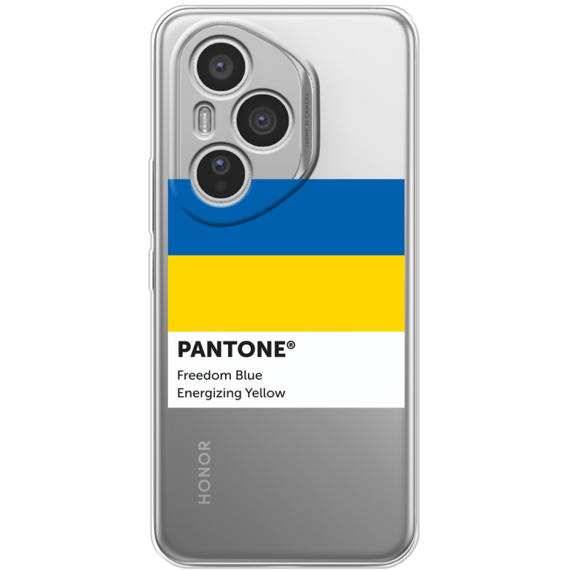 Прозорий чохол BoxFace Honor 400 Pro Pantone вільний синій