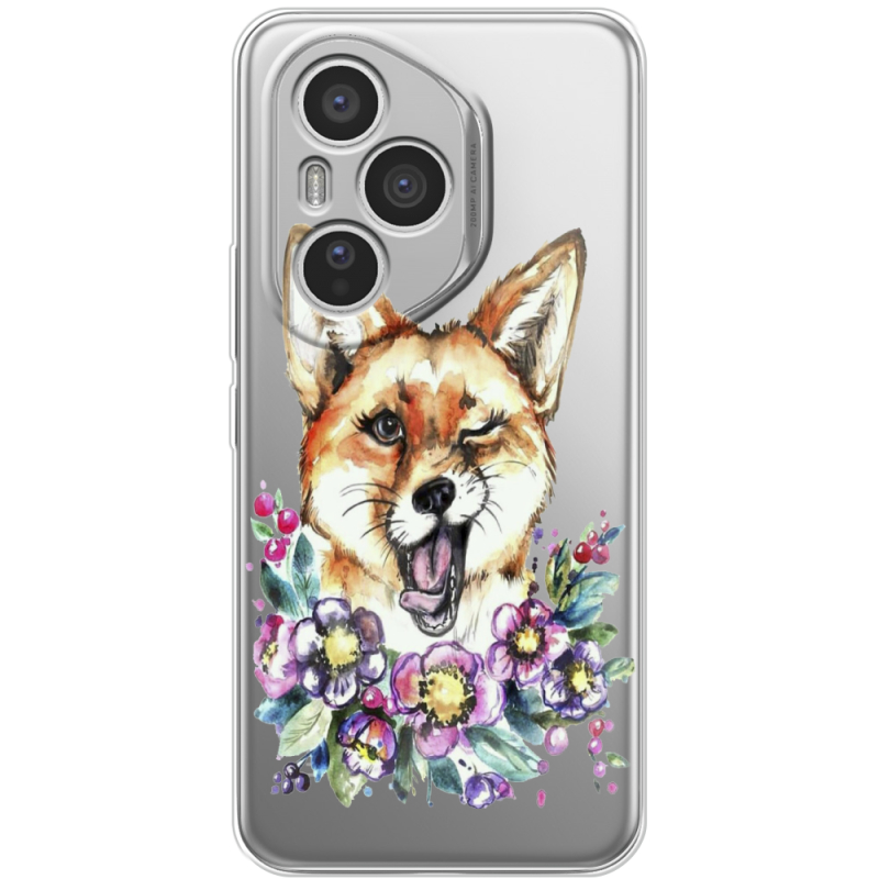 Прозорий чохол BoxFace Honor 400 Pro Winking Fox