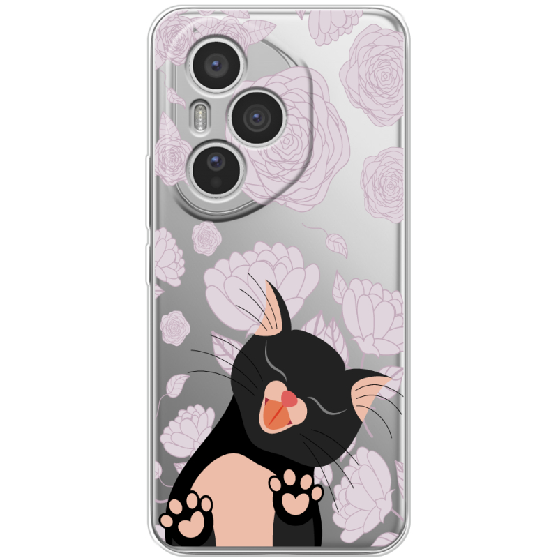 Прозорий чохол BoxFace Honor 400 Pro Meow