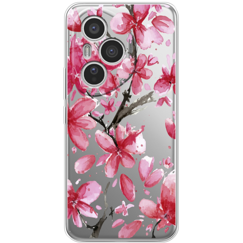 Прозорий чохол BoxFace Honor 400 Pro Pink Magnolia