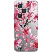 Прозорий чохол BoxFace Honor 400 Pro Pink Magnolia