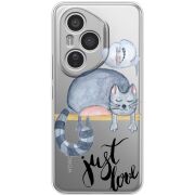 Прозорий чохол BoxFace Honor 400 Pro Just Love