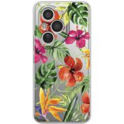 Прозорий чохол BoxFace Honor 400 Pro Tropical Flowers