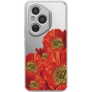 Прозорий чохол BoxFace Honor 400 Pro Red Poppies