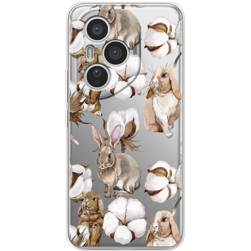 Прозорий чохол BoxFace Honor 400 Pro Cotton and Rabbits