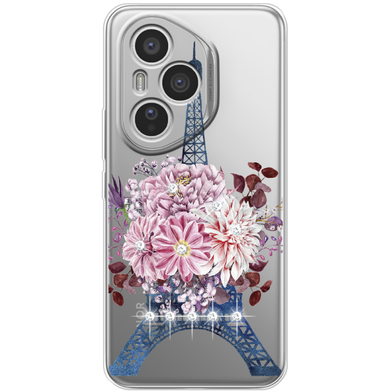 Чохол зі стразами Honor 400 Pro Eiffel Tower