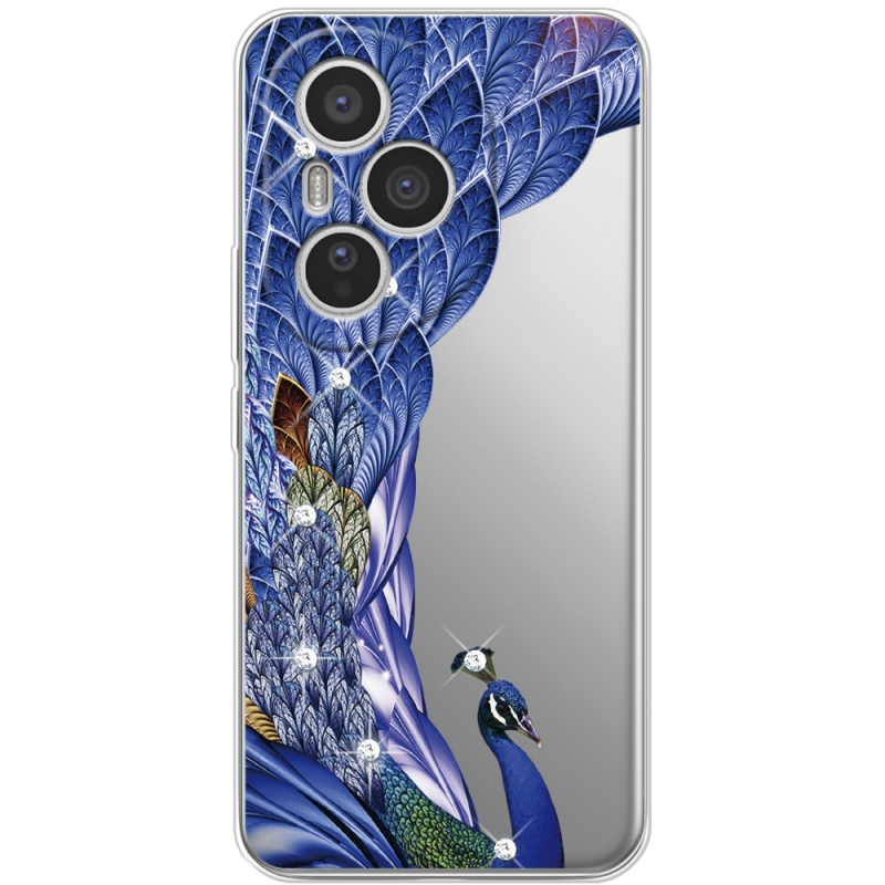 Чохол зі стразами Honor 400 Pro Peafowl