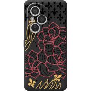 Чорний чохол BoxFace Honor 400 Pro FranceFlowers