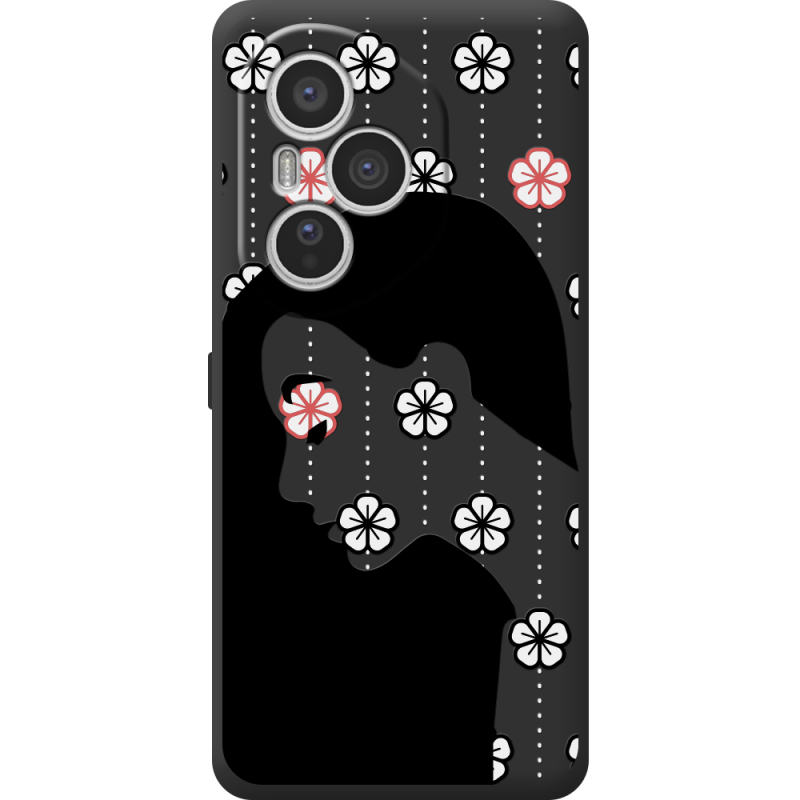 Чорний чохол BoxFace Honor 400 Pro Flower Hair