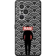 Чорний чохол BoxFace Honor 400 Pro Man Pattern