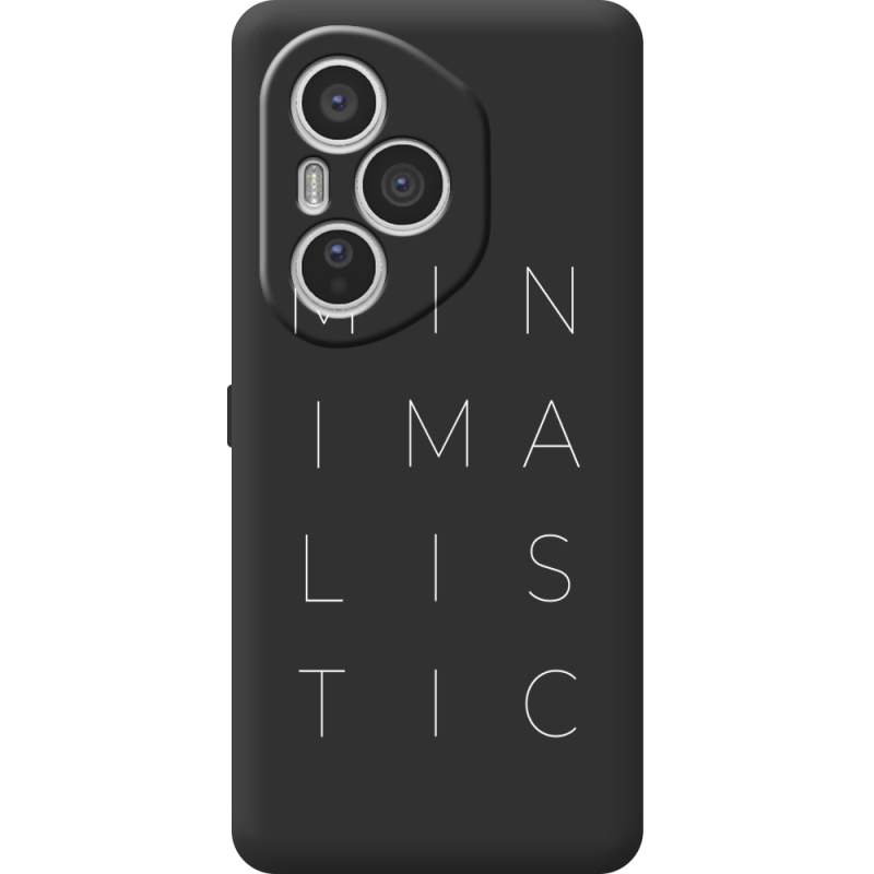 Чорний чохол BoxFace Honor 400 Pro Minimalistic