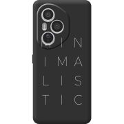 Чорний чохол BoxFace Honor 400 Pro Minimalistic