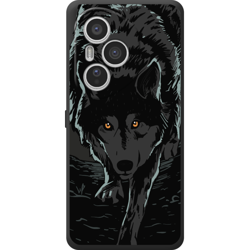 Чорний чохол BoxFace Honor 400 Pro Wolf