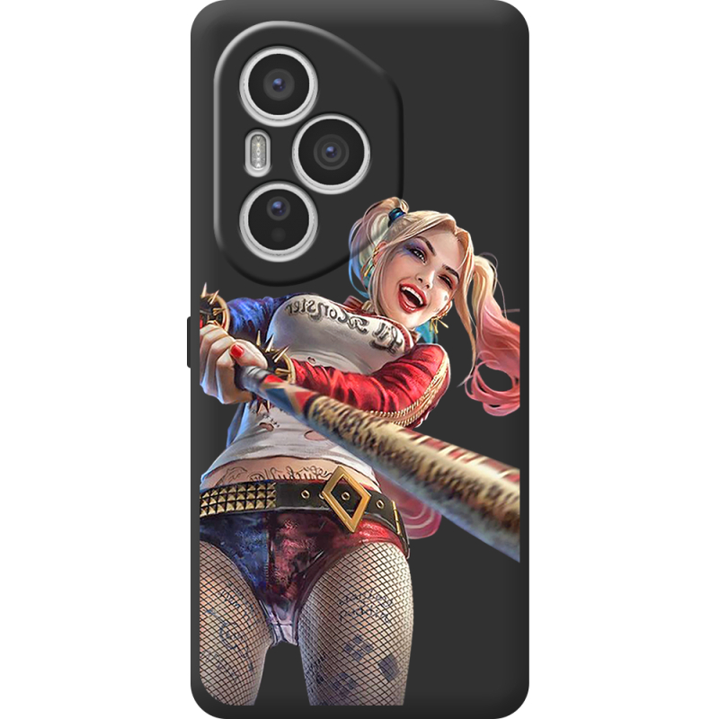 Чорний чохол BoxFace Honor 400 Pro Happy Harley Quinn
