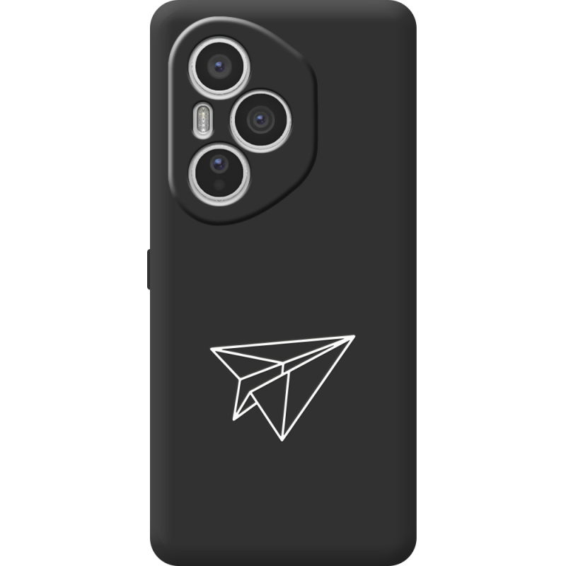 Чорний чохол BoxFace Honor 400 Pro Paper Plane